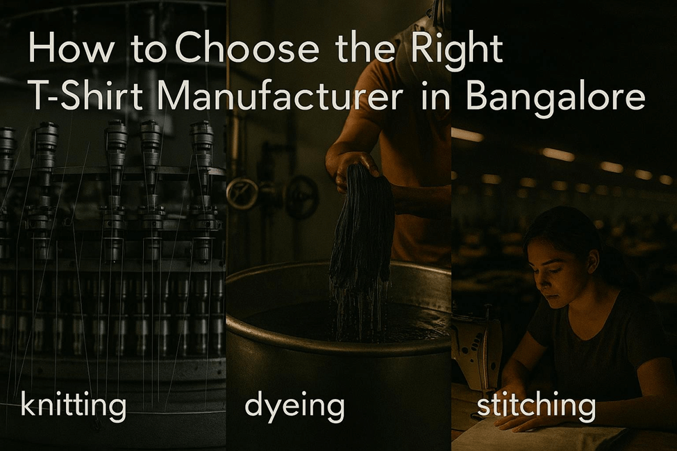 How to Choose the Right T-Shirt Manufacturer in Bangalore