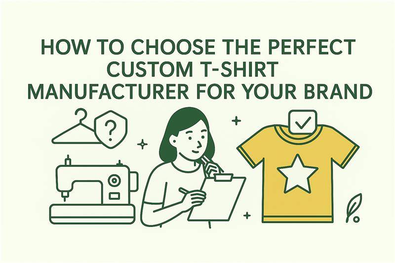 How to Choose the Perfect Custom T-Shirt Manufacturer for Your Brand