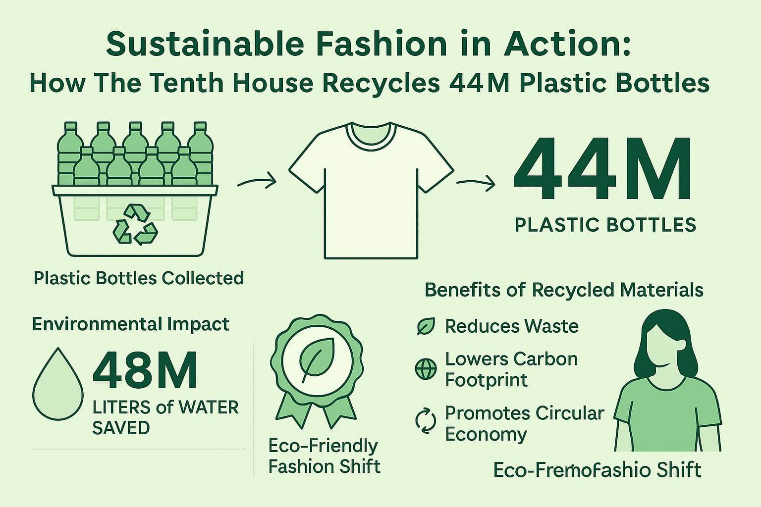 Sustainable Fashion in Action: How The Tenth House Recycles 44M Plastic Bottles